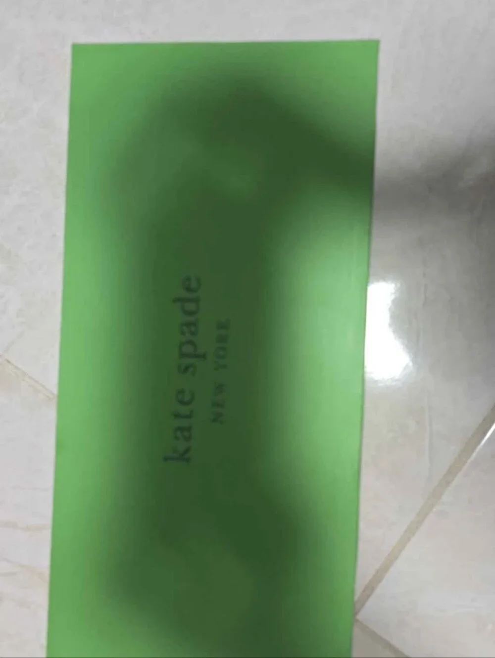 kate spade Black Pointed Toe Flats with Pink Insole & Logo Bow